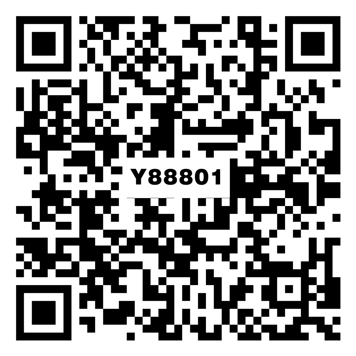 Y88801奶白二维码