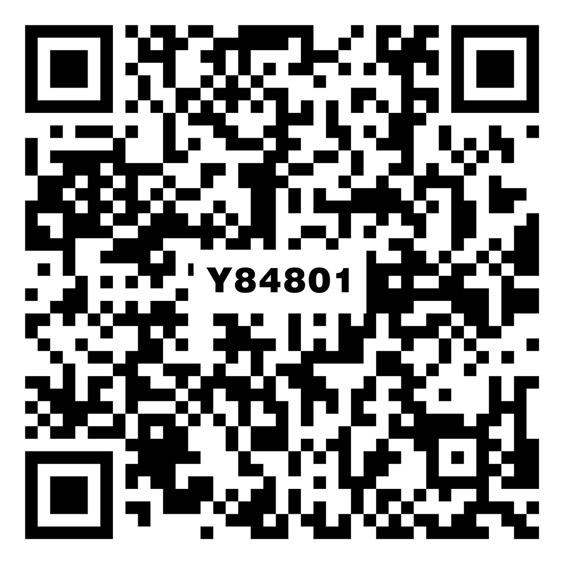 奶白 Y84801vr二维码